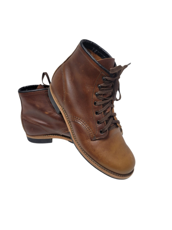 Red Wing Other - Red Wing Shoes 6" Beckman 9422 Round Toe Genuine Leather Lace-Up Boots 7.5D Men